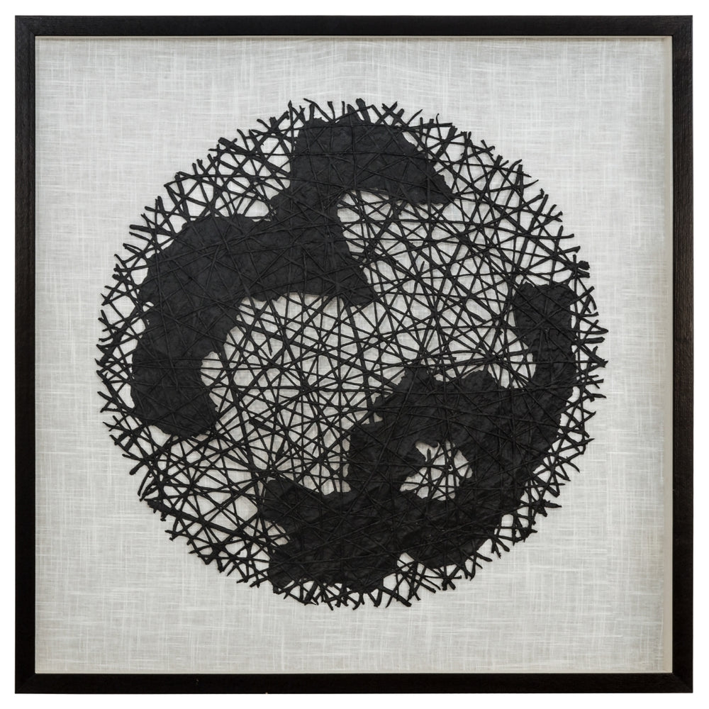 Yosemite Home Decor 'Strongest Ties' - 35"x35" Mixed Media Shadowbox, Framed under Glass 3230063-YHD