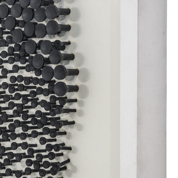 Yosemite Home Decor 'Geodesic' - 39"x39" Mixed Media Shadowbox, Framed under Glass 3230069-YHD