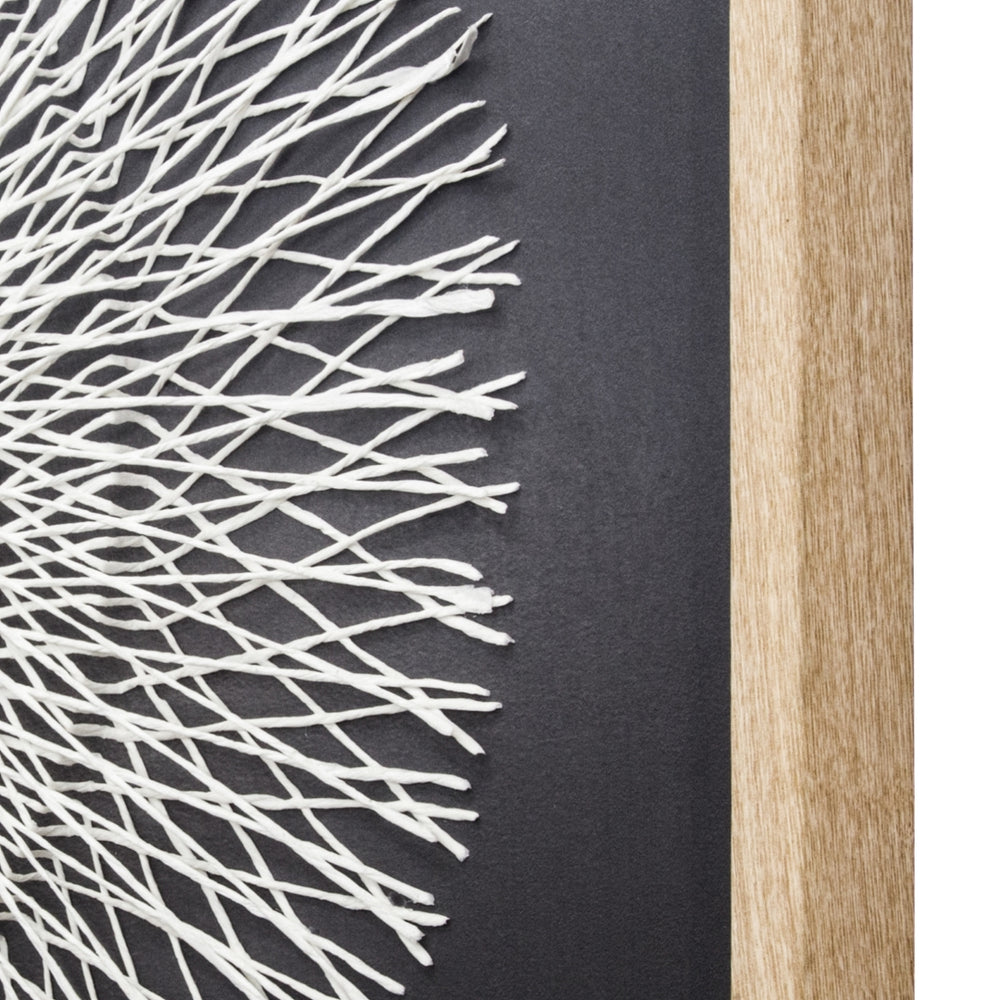 Yosemite Home Decor 'Centripetal Force' - 47"x47" Mixed Media Shadowbox, Framed under Glass 3230071-YHD