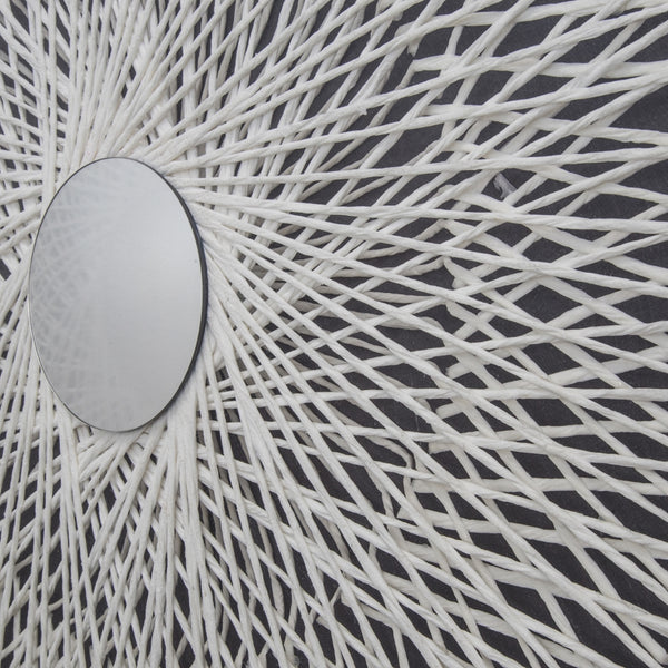 Yosemite Home Decor 'Centripetal Force' - 47"x47" Mixed Media Shadowbox, Framed under Glass 3230071-YHD