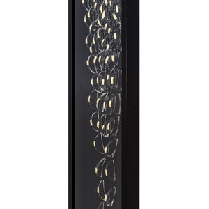 Yosemite Home Decor 'Cloud Chamber II' - 12"Wx47"H Mixed Media Shadowbox, Framed under Glass 3230073-YHD