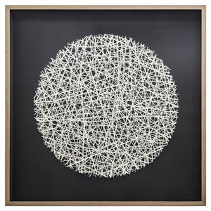 Yosemite Home Decor 'Beauty of Simple' - 47"x47", Mixed Media Shadowbox, Framed under Glass 3230080-YHD