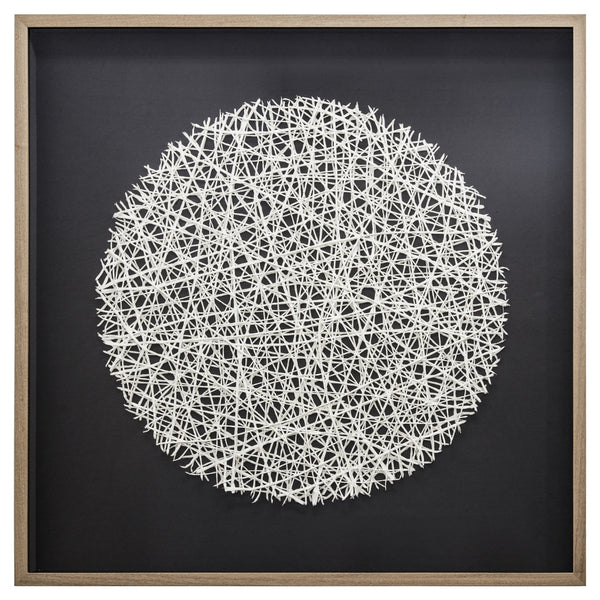 Yosemite Home Decor 'Beauty of Simple' - 47"x47", Mixed Media Shadowbox, Framed under Glass 3230080-YHD