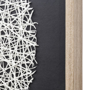 Yosemite Home Decor 'Beauty of Simple' - 47"x47", Mixed Media Shadowbox, Framed under Glass 3230080-YHD