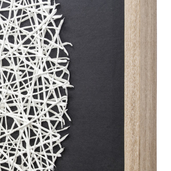 Yosemite Home Decor 'Beauty of Simple' - 47"x47", Mixed Media Shadowbox, Framed under Glass 3230080-YHD