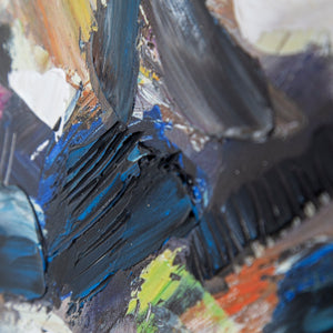 Yosemite Home Decor 'Accents' - 47"Wx35"H Wall Art Hand Painted on Canvas, Framed 3230087-YHD