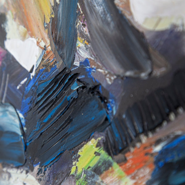 Yosemite Home Decor 'Accents' - 47"Wx35"H Wall Art Hand Painted on Canvas, Framed 3230087-YHD