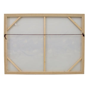 Yosemite Home Decor 'Accents' - 47"Wx35"H Wall Art Hand Painted on Canvas, Framed 3230087-YHD