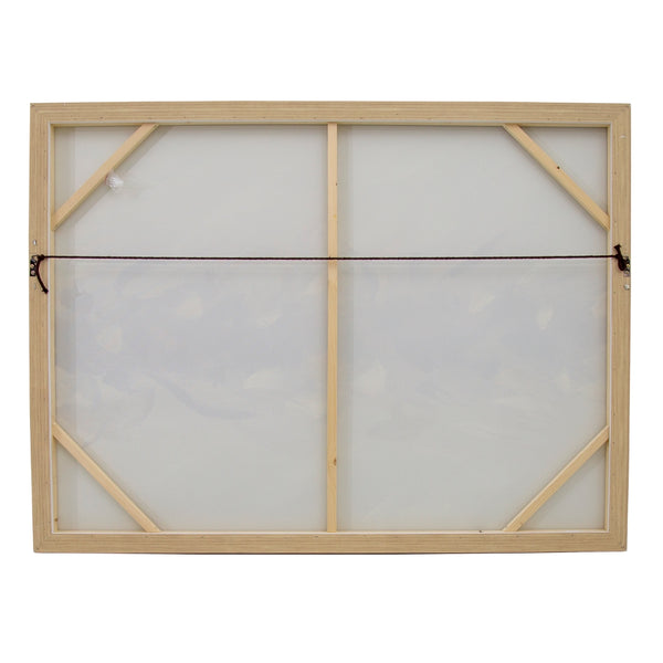 Yosemite Home Decor 'Accents' - 47"Wx35"H Wall Art Hand Painted on Canvas, Framed 3230087-YHD