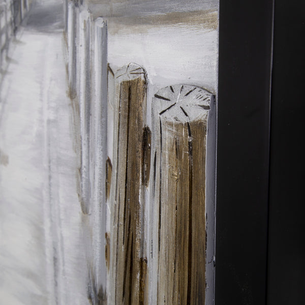 Yosemite Home Decor Country Road II' - 43"Wx63H Wall Art Hand Painted on Canvas, enhanced with 3D elements, Framed 3230094-YHD