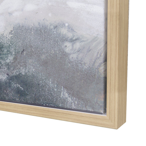 Yosemite Home Decor 'Fluid Motion II' - 55"Wx27"H, Wall Art Hand Painted on Canvas, Framed 3230096-YHD