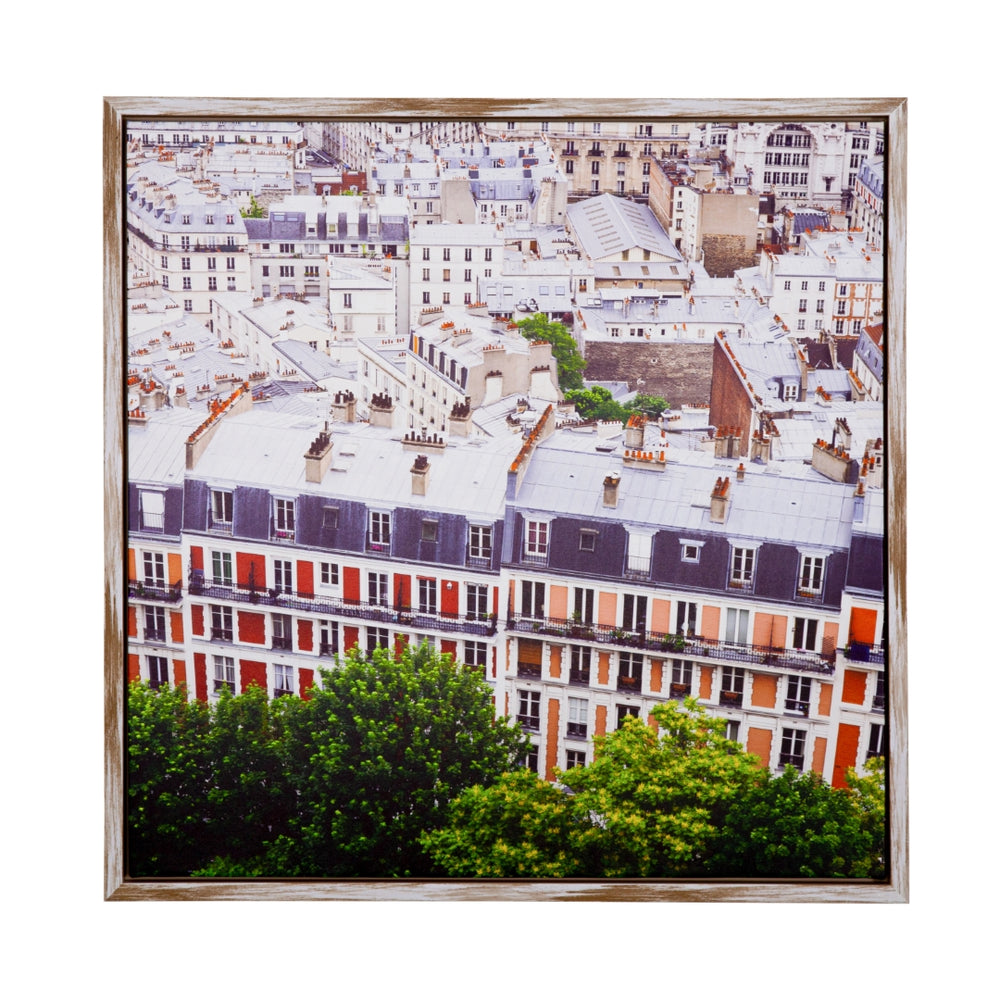 Yosemite Home Decor 'Au Revoir II' - 32"x32" Photo by Veronica Olson, Printed on Canvas, Framed 3230099-YHD