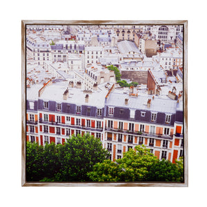 Yosemite Home Decor 'Au Revoir II' - 32"x32" Photo by Veronica Olson, Printed on Canvas, Framed 3230099-YHD