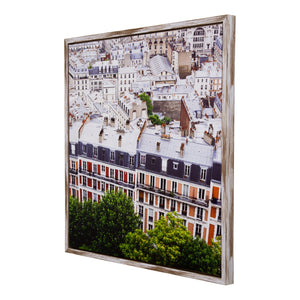 Yosemite Home Decor 'Au Revoir II' - 32"x32" Photo by Veronica Olson, Printed on Canvas, Framed 3230099-YHD