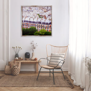 Yosemite Home Decor 'Au Revoir II' - 32"x32" Photo by Veronica Olson, Printed on Canvas, Framed 3230099-YHD