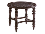 Royal Kahala Black Sands Round End Table