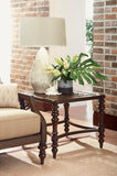 Royal Kahala Black Sands Square End Table