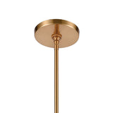 Abaca 8'' Wide 1-Light Mini Pendant - Satin Brass