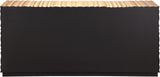 Golda Gold Leaf / Engineered Wood Contemporary Gold Leaf Sideboard/Buffet - 66" W x 18" D x 31" H