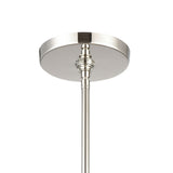 Abaca 8'' Wide 1-Light Mini Pendant - Polished Nickel