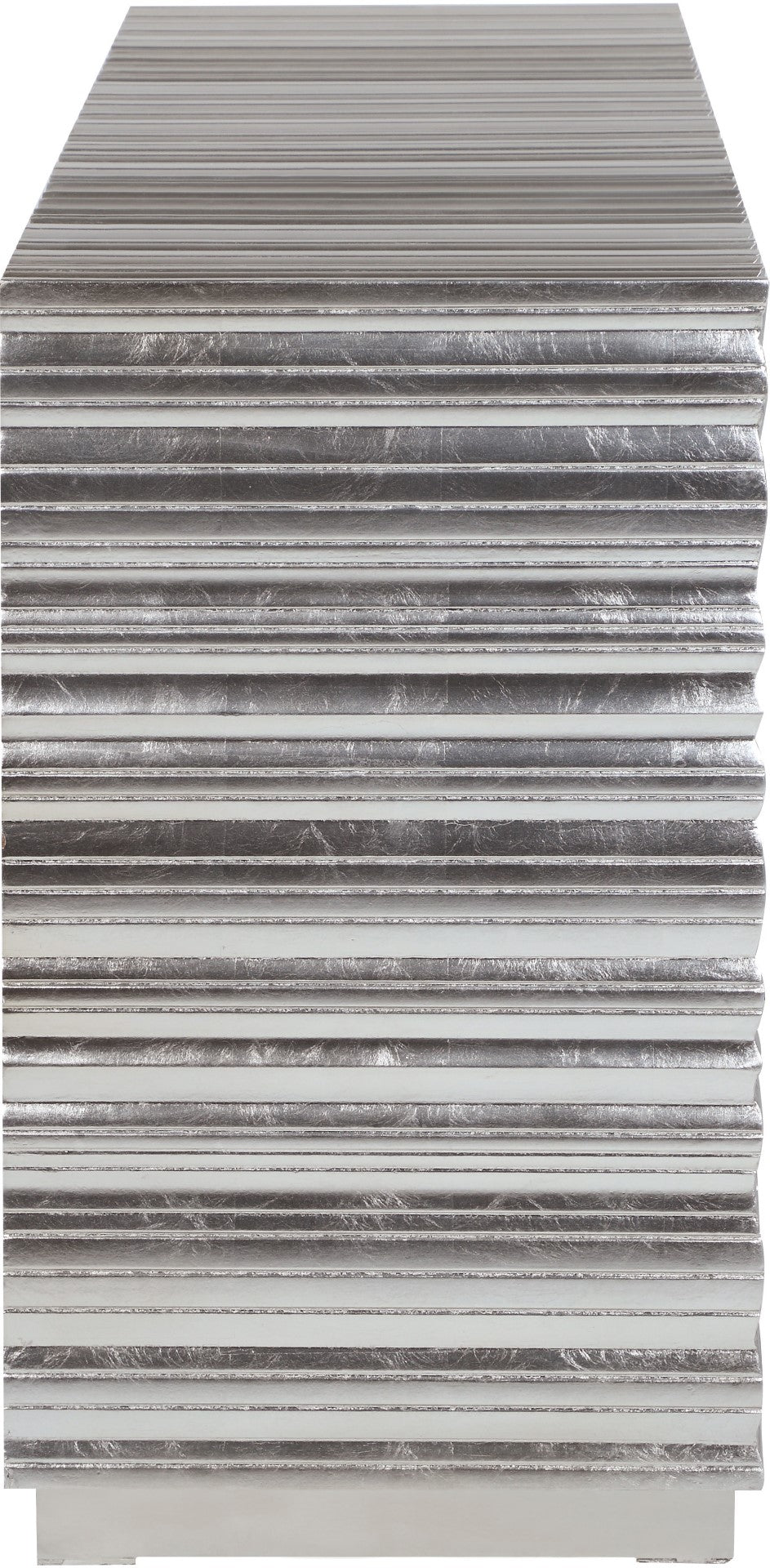 Silverton Contemporary Silver Leaf Sideboard - Thumbnail 4