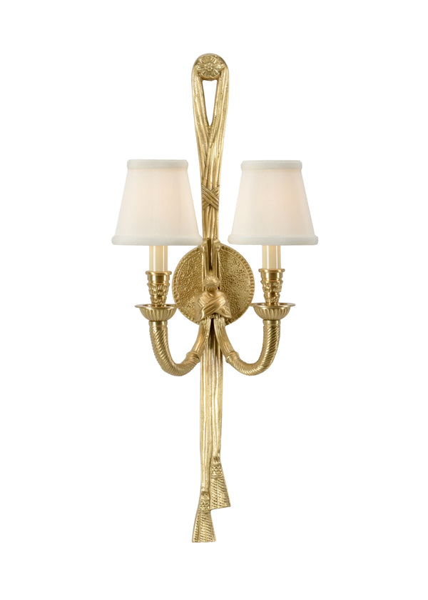 Tassel Twist Double Sconce