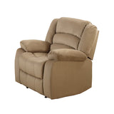 40" Contemporary Beige Fabric Chair