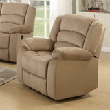 40" Contemporary Beige Fabric Chair