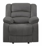 40" Contemporary Grey Fabric Chair