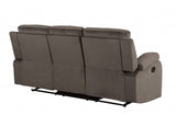 HomeRoots 40" Modern Brown Fabric Sofa 329379-HOMEROOTS 329379