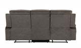 HomeRoots 40" Modern Brown Fabric Sofa 329379-HOMEROOTS 329379