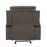 HomeRoots 40" Modern Brown Fabric Chair 329381-HOMEROOTS 329381