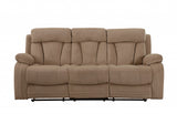 HomeRoots 120" Modern Beige Fabric Sofa Set 329382-HOMEROOTS 329382