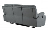 HomeRoots 40" Modern Grey Fabric Sofa 329387-HOMEROOTS 329387