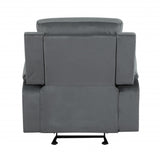 HomeRoots 40" Modern Grey Fabric Chair 329389-HOMEROOTS 329389