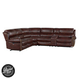Hydepark Traditional Hyde Park Sectional Set | Banner Mahogany