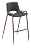 EE2703 100% Polyurethane, Plywood, Steel Modern Commercial Grade Bar Chair Set - Set of 2