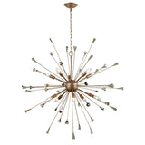 Sprigny 38'' Wide 10-Light Chandelier - Matte Gold