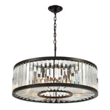 Palacial 28'' Wide 9-Light Chandelier - Oil Rubbed Bronze