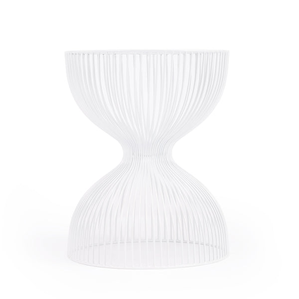 Butler Specialty Nicholas White Metal End Table 3318288