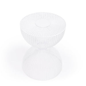 Butler Specialty Nicholas White Metal End Table 3318288