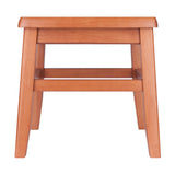 Winsome Wood Kaya 2-Piece Conductor Stool Set, Teak 33210-WINSOMEWOOD