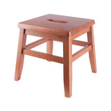 Winsome Wood Kaya 2-Piece Conductor Stool Set, Teak 33210-WINSOMEWOOD