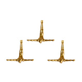 6.5" x 2.5" x 6.5" Wall Diver - Gold 3-Pack