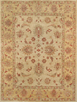 Pasargad Denver Hand-Knotted Beige Lamb's Wool Area Rug ' ' 033249-PASARGAD