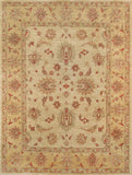 Denver Hand-Knotted Beige Lamb's Wool Area Rug ' '