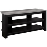 Black Grey Particle Board Laminate TV Stand