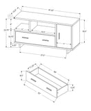 23.75" Particle Board Laminate and MDF TV Stand with Storage