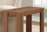 11.75" x 23.75" x 22" Walnut Particle Board Laminate Accent Table