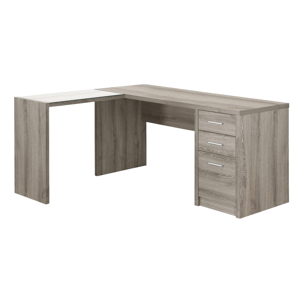 Monarch Hollow-Core Office Desk, Cappuccino, 60